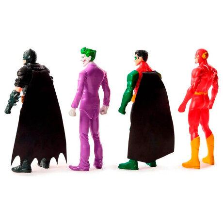 Pack X4 Figuras Dc Superheroes Batman Flash 15cm Pack X4 Figuras Dc Superheroes Batman Flash 15cm