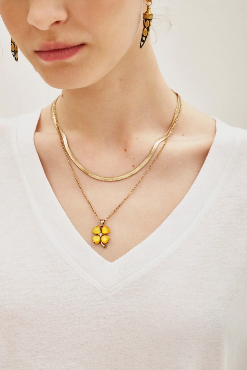 Collar Good Luck Dorado