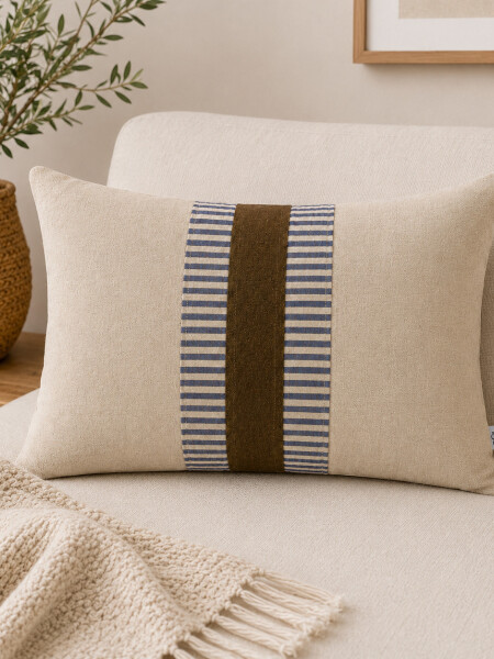 FUNDA DE ALMOHADON DIJON BEIGE