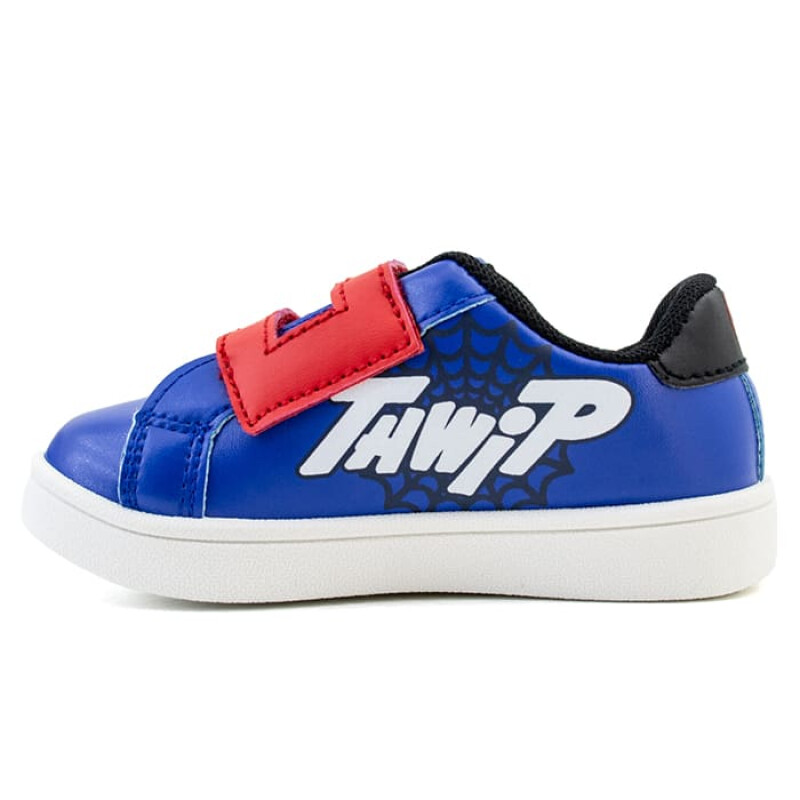 Calzado deportivos - Marvel - Marvel Casual Spiderman Bajo PU C/Velcro de Niños - SPTCFW23002 Azul-negro