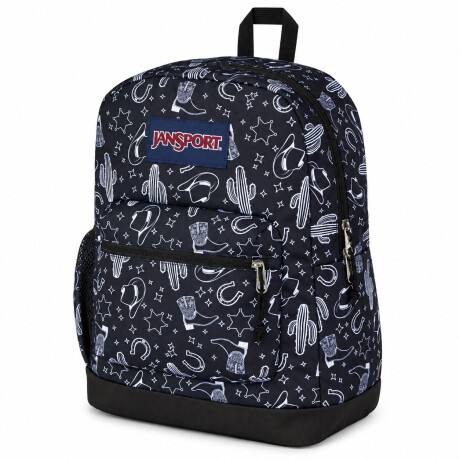Mochila Escolar p/ Laptop Jansport Cross Town Plus Original Black Black White