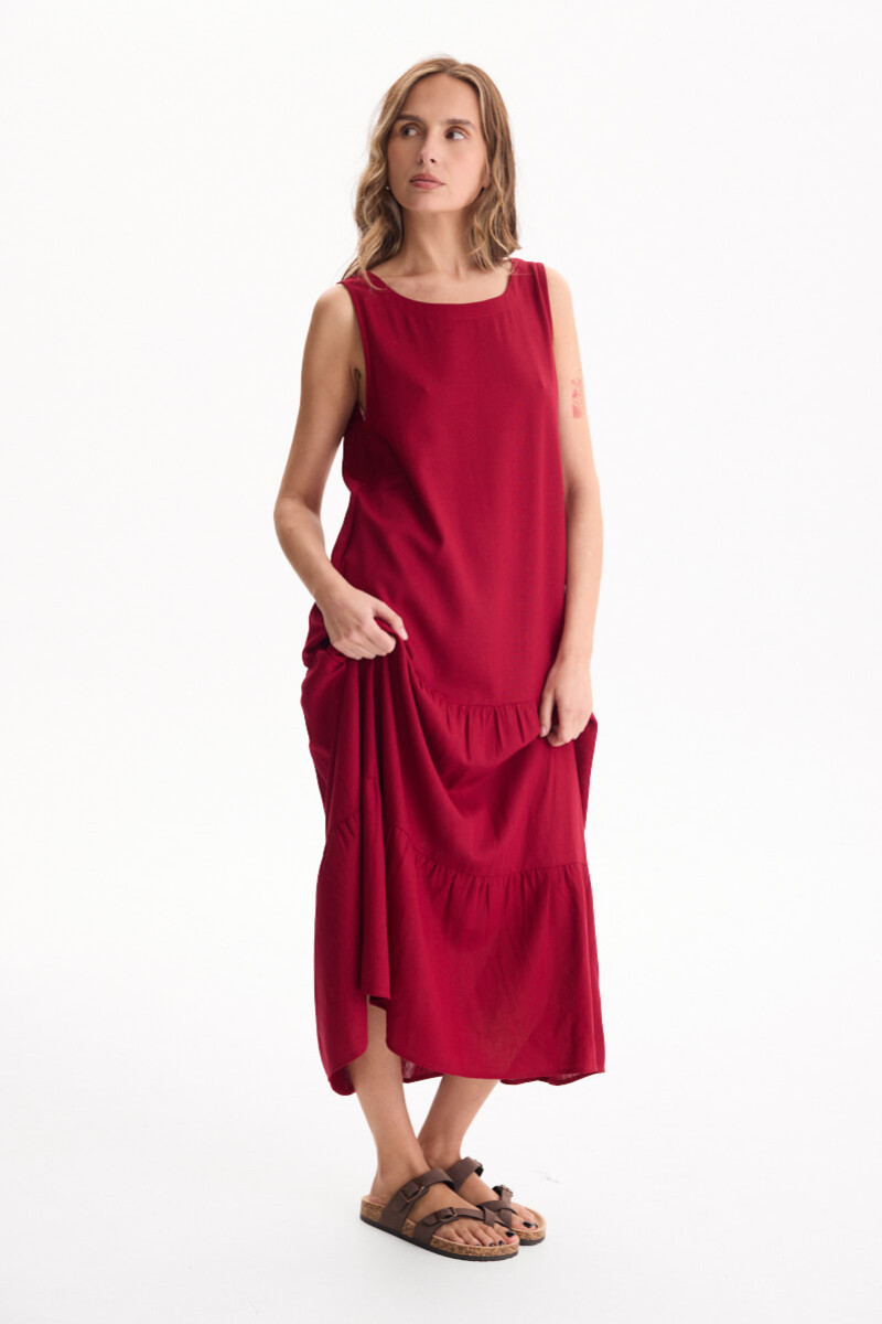 Vestido Havana Bordeaux
