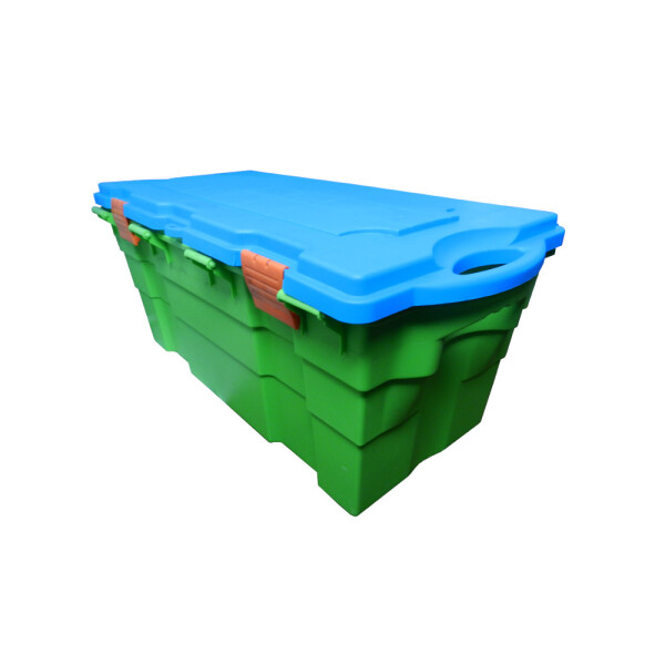 BAUL 100 LTS. VERDE/CELESTE 94X45X40 CM. VERDE