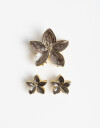 Broches Sets Flores Sets De Broches - Marron Chocolate