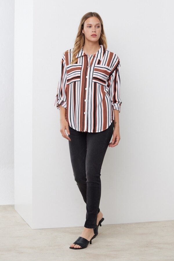 Camisa Lines BLANCO/MULTI