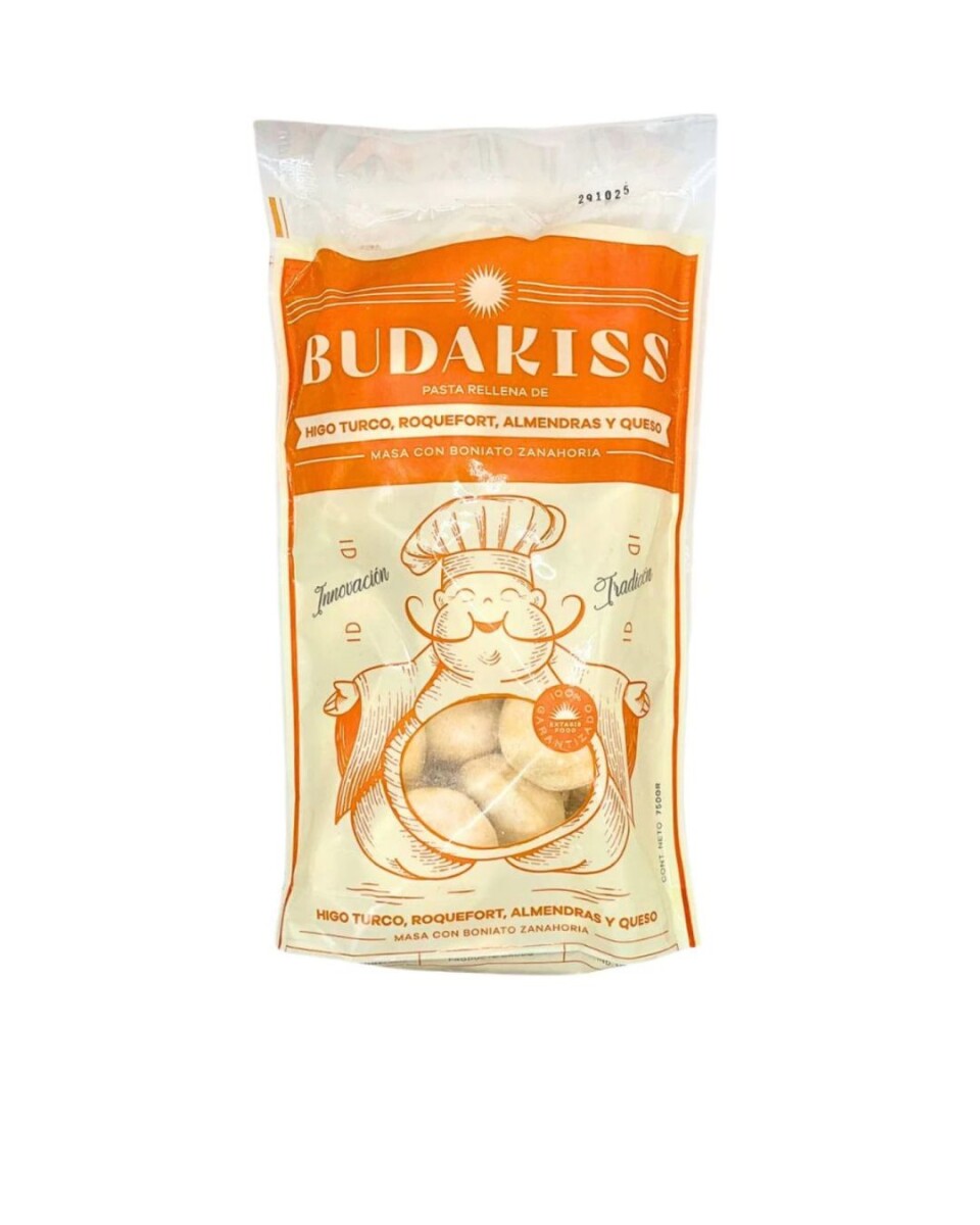 BUDA KISS PASTA RELLENA DE HIGO TURCO, ROQUEFORT, ALMENDRAS Y QUESO 750GRS 