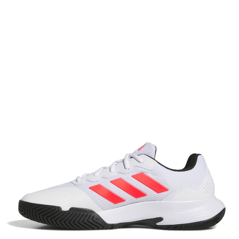 Championes de Hombre Adidas Gamecourt 2.0 Blanco - Rojo - Negro