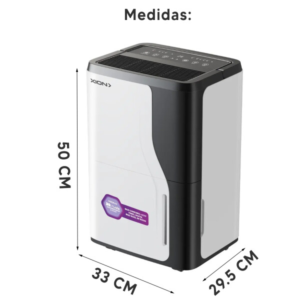 Deshumidificador De Aire 30 Litros Xion Xi-dhu30 DESHUMIDIFICADOR XION 30LTS XI-DHU30