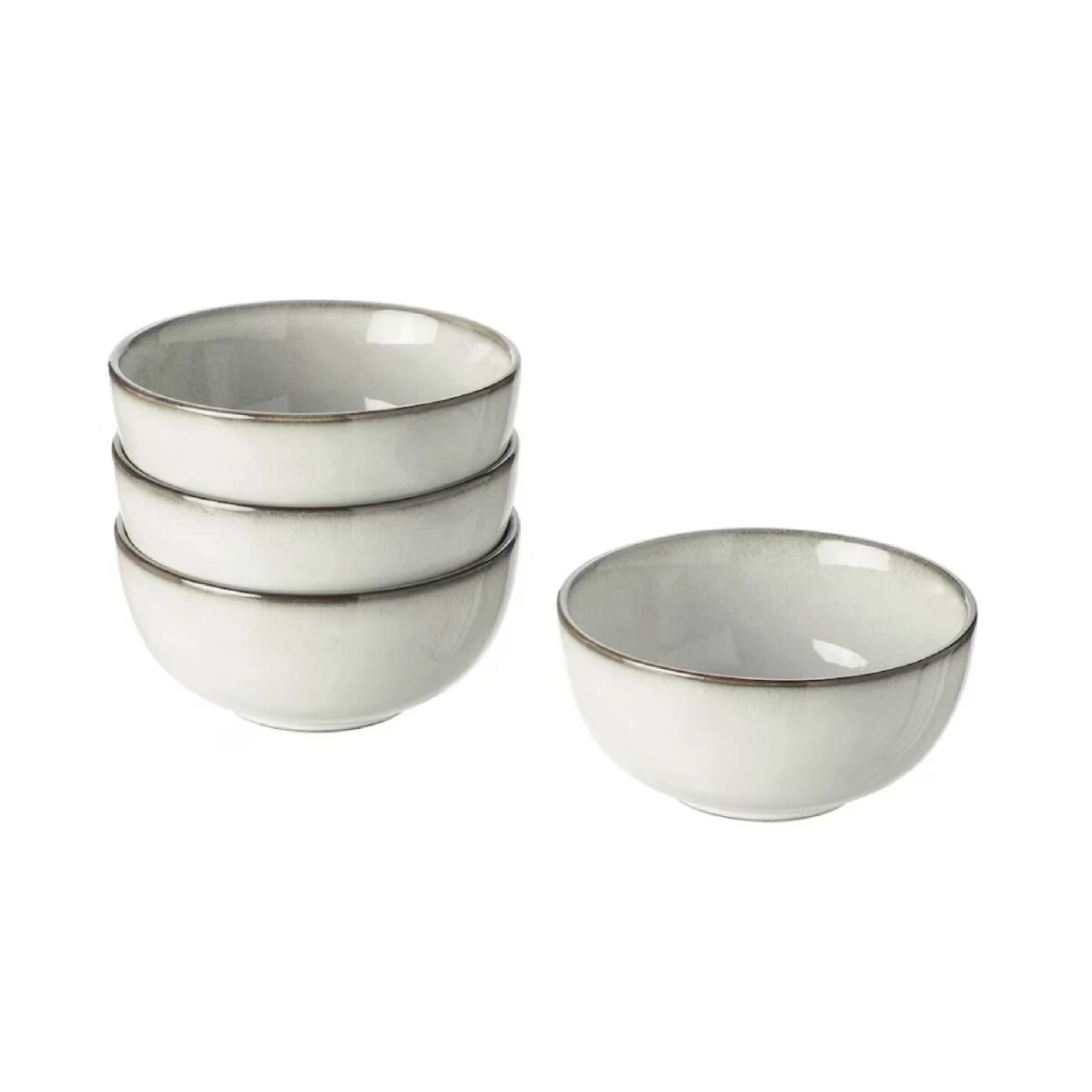 BOWL CERAMICA GRIS ORGANIC D14CM 