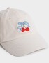 Caps Denim Gorra Denim Cherry - Blanco Crudo