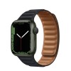 Apple Watch Series 7 41mm Green Alu Leather Loop Apple Watch Series 7 41mm Green Alu Leather Loop