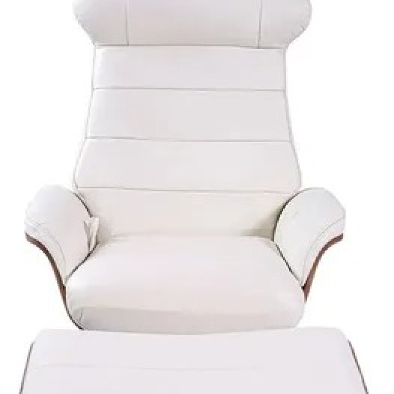 POLTRONA PAIGE RECLINABLE - 100% CUERO - PERLA MATE POLTRONA PAIGE RECLINABLE - 100% CUERO - PERLA MATE
