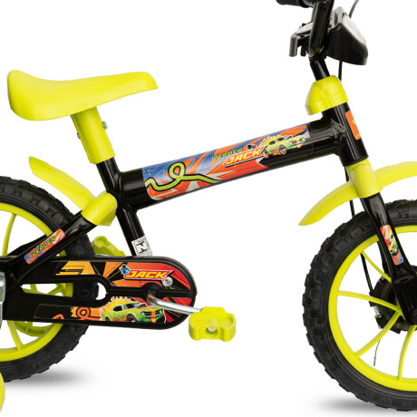 Bicicleta Infantil Verden Con Rueditas Montaña Rod 12 Negro