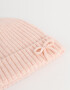 Gorro Cute Gorro Con Moño - Rosa Viejo