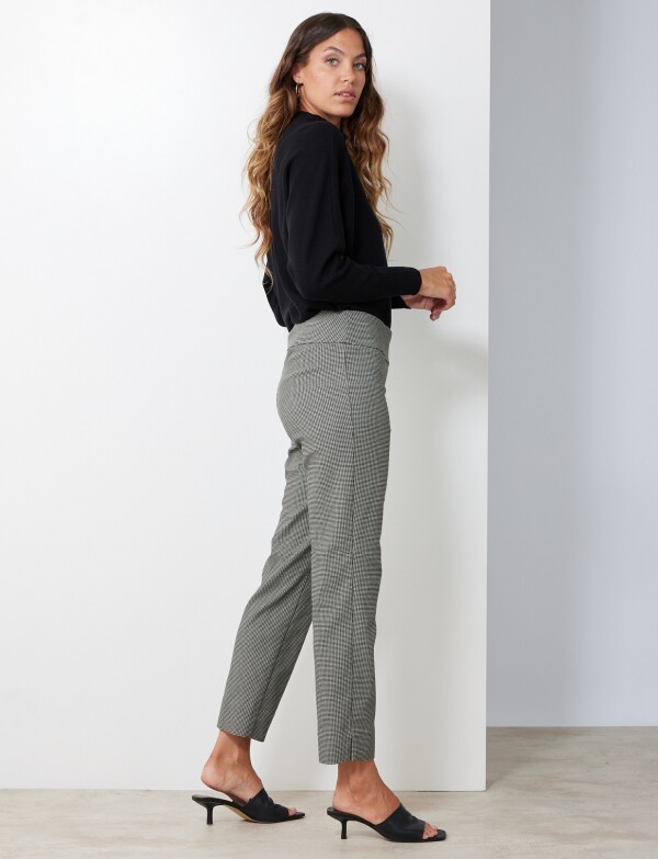 Pantalon Tejido NEGRO/GRIS