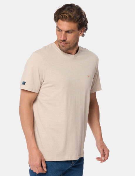 REMERA LISA Beige