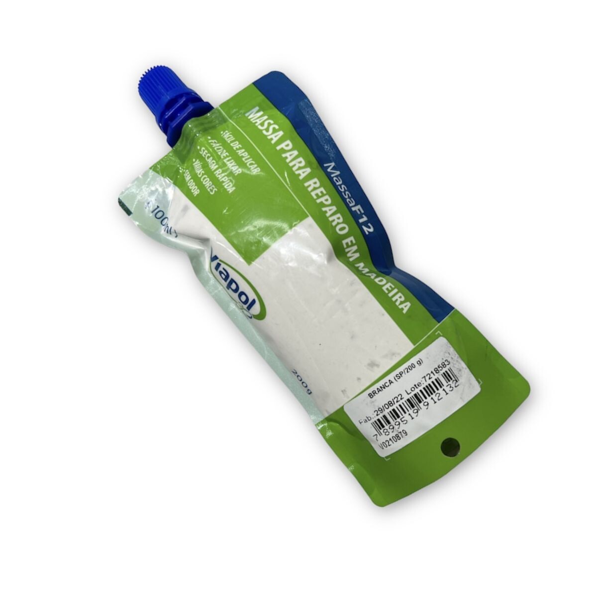 MASILLA DE MADERA SACHET 200G VIAPOL Blanco