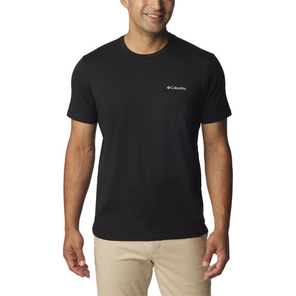 Remera Rapid Ridge Graphic BLACK OUTLINED