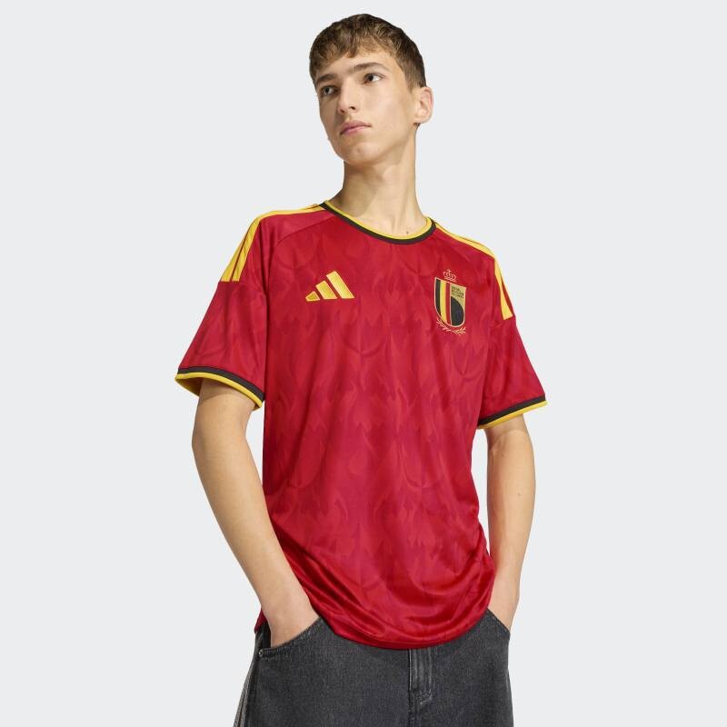 Camiseta Adidas Primera Equipación Bélgica 26 Rojo