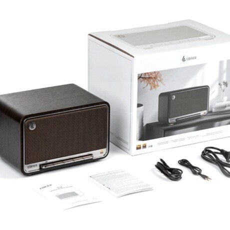 Parlante Portátil Edffier D32 Retro Madera Bluetooth 001