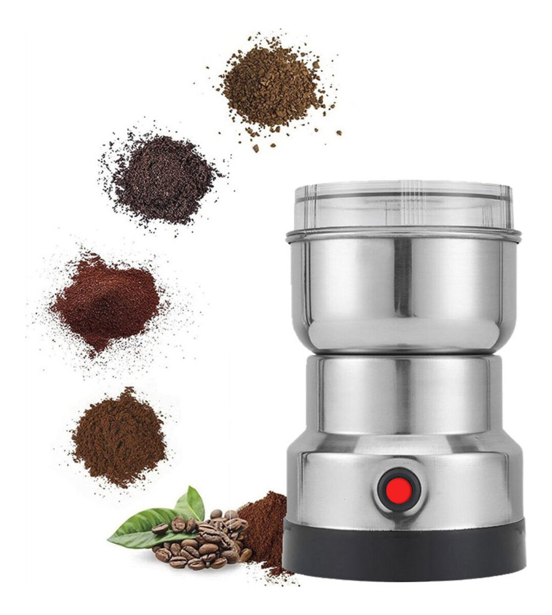 Moledor Molinillo Electrico Granos De Cafe Semillas 300w - Color Rojo 
