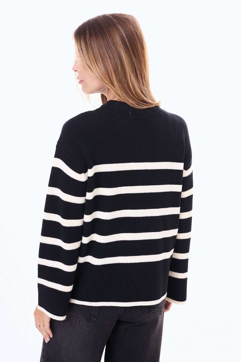 Buzo Tejido Noja Negro