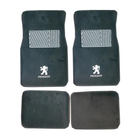 ALFOMBRAS CITROEN - PEUGEOT 4 PIEZAS MOQUETTE LOGO PEUGEOT WESTON ALFOMBRAS CITROEN - PEUGEOT 4 PIEZAS MOQUETTE LOGO PEUGEOT WESTON