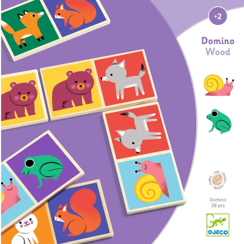 Dominó Infantil Animales del Bosque Djeco Dominó Infantil Animales del Bosque Djeco