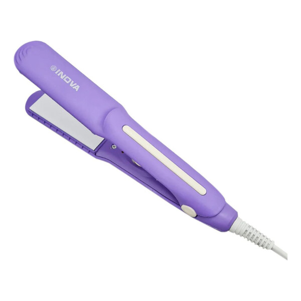 Planchita Para Cabello Plancha Pelo Mujer Alisadora Inova Variante Color Violeta