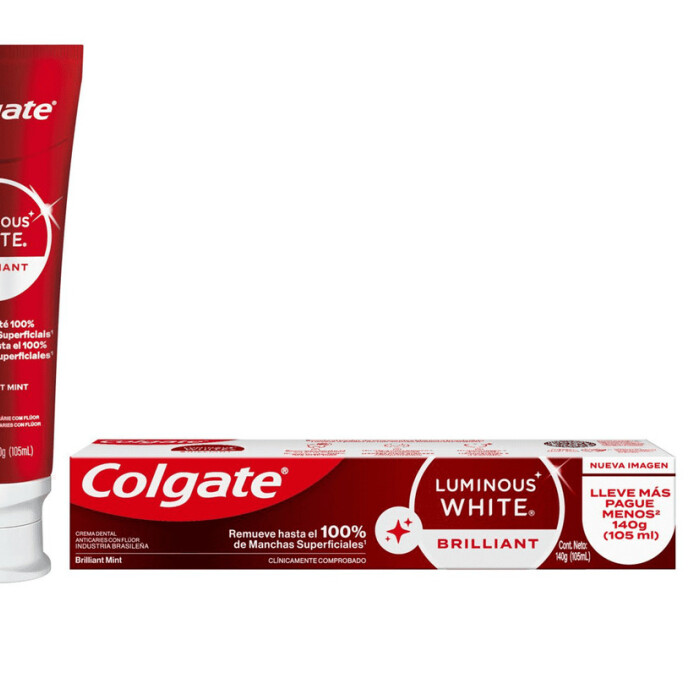 COLGATE CR.DENTAL LUMINOUS WHITE UNID. X única