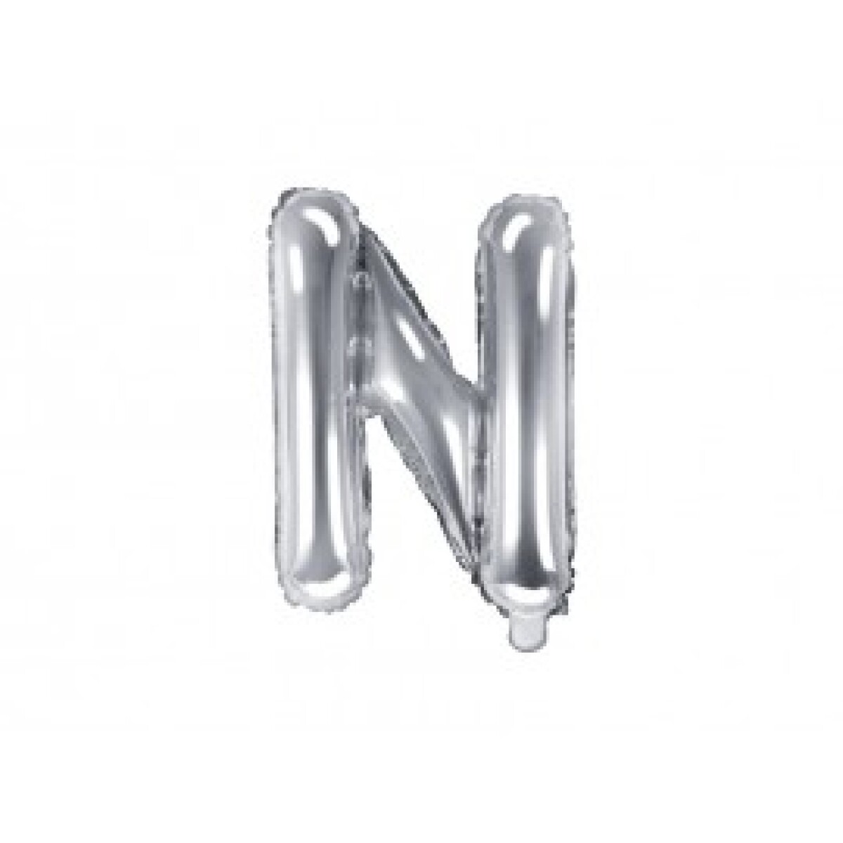 Letra Inflable Plateada - N 
