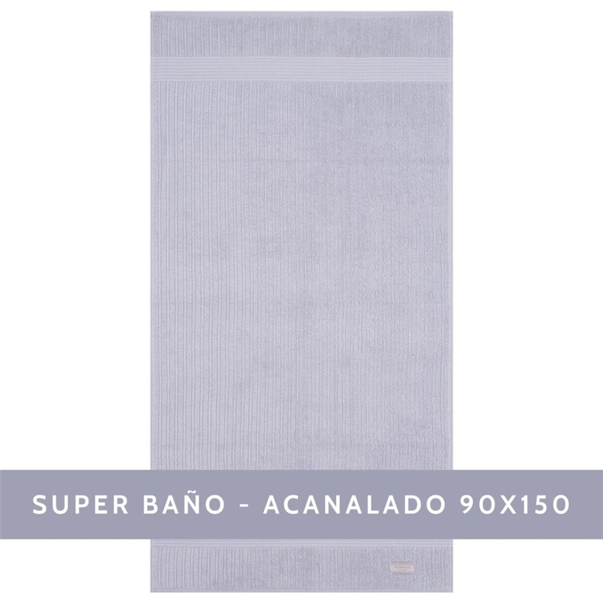 TOALLA GIGANTE ACANALADO BUDDEMEYER - 480 G/M2 - 1831 / GRIS - 90X150 