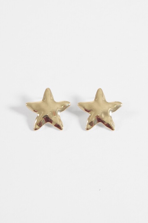Caravanas star dorado
