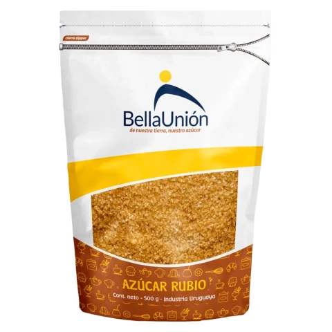 Azúcar rubio 500gr Bella Unión Azucar Rubio Bella Union 500g