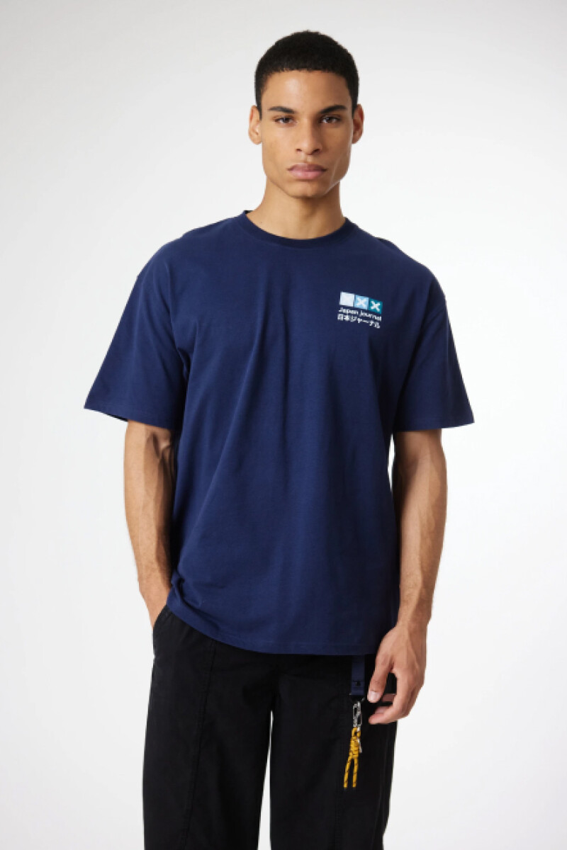 Camiseta Blue Banana - Square Navy