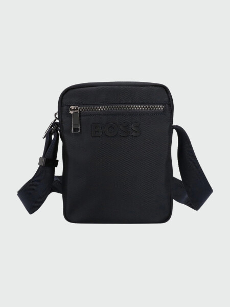 BOSS - Bandolera con logo Azul