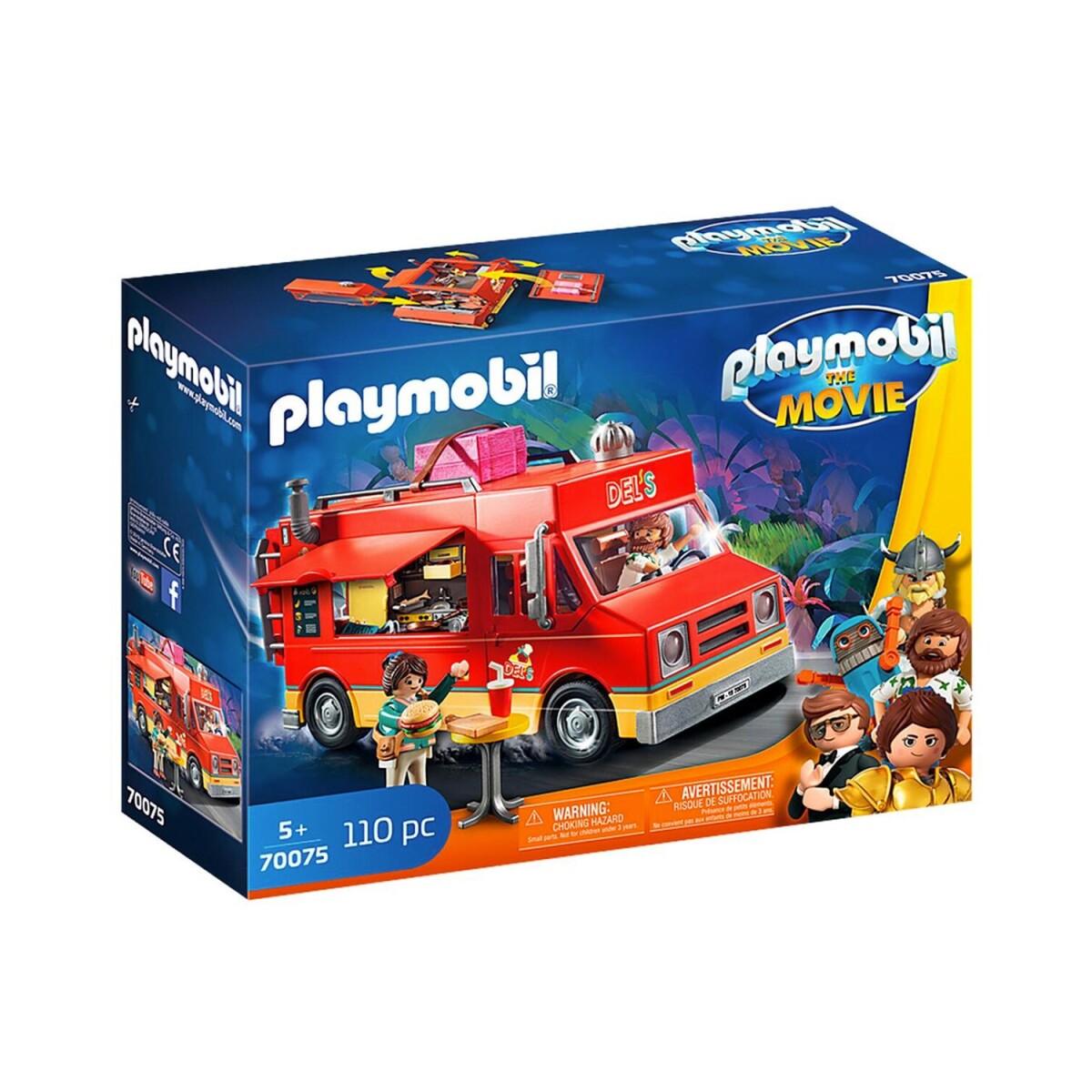 Playmobil The Movie Food Truck Del 110 piezas 