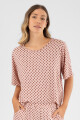 Mosaico pijama short Rosa antique