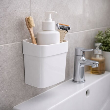 ORGANIZADOR PLÁSTICO DE PARED AUTOADHESIVO H044 ORGANIZADOR PLÁSTICO DE PARED AUTOADHESIVO H044