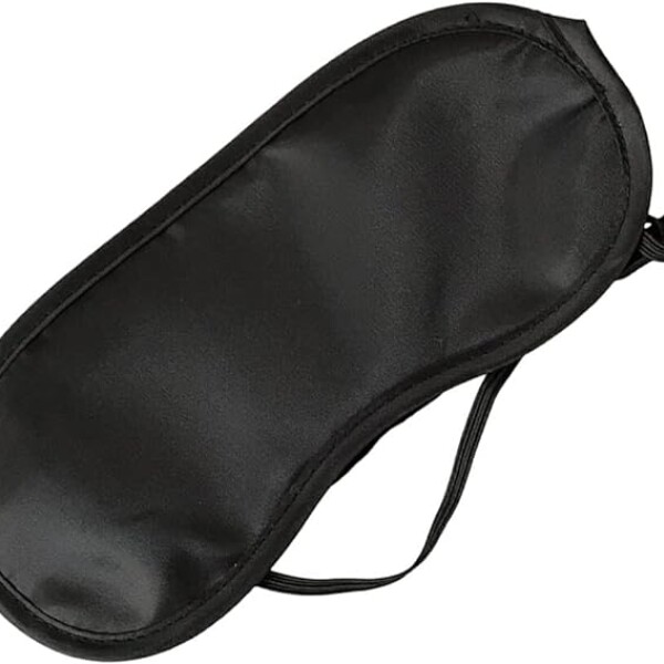 Set De Viaje Almohada Inflable + Cubre Ojos Calidad Variante Color Negro