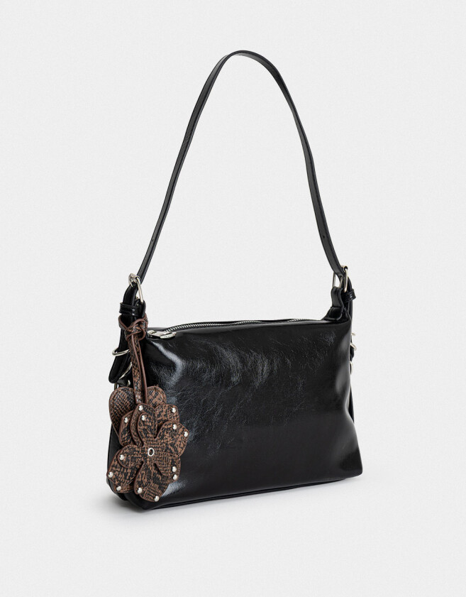 Bandoleras Bandolera Con Charm - Negro
