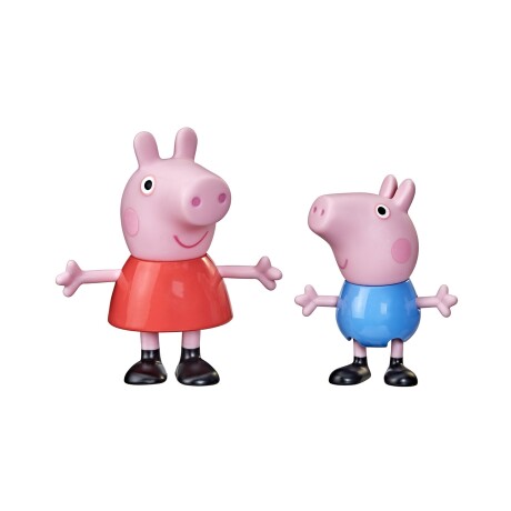 Set figuras de Peppa Pig 12,5 cm y George 10cm Hasbro Set figuras de Peppa Pig 12,5 cm y George 10cm Hasbro