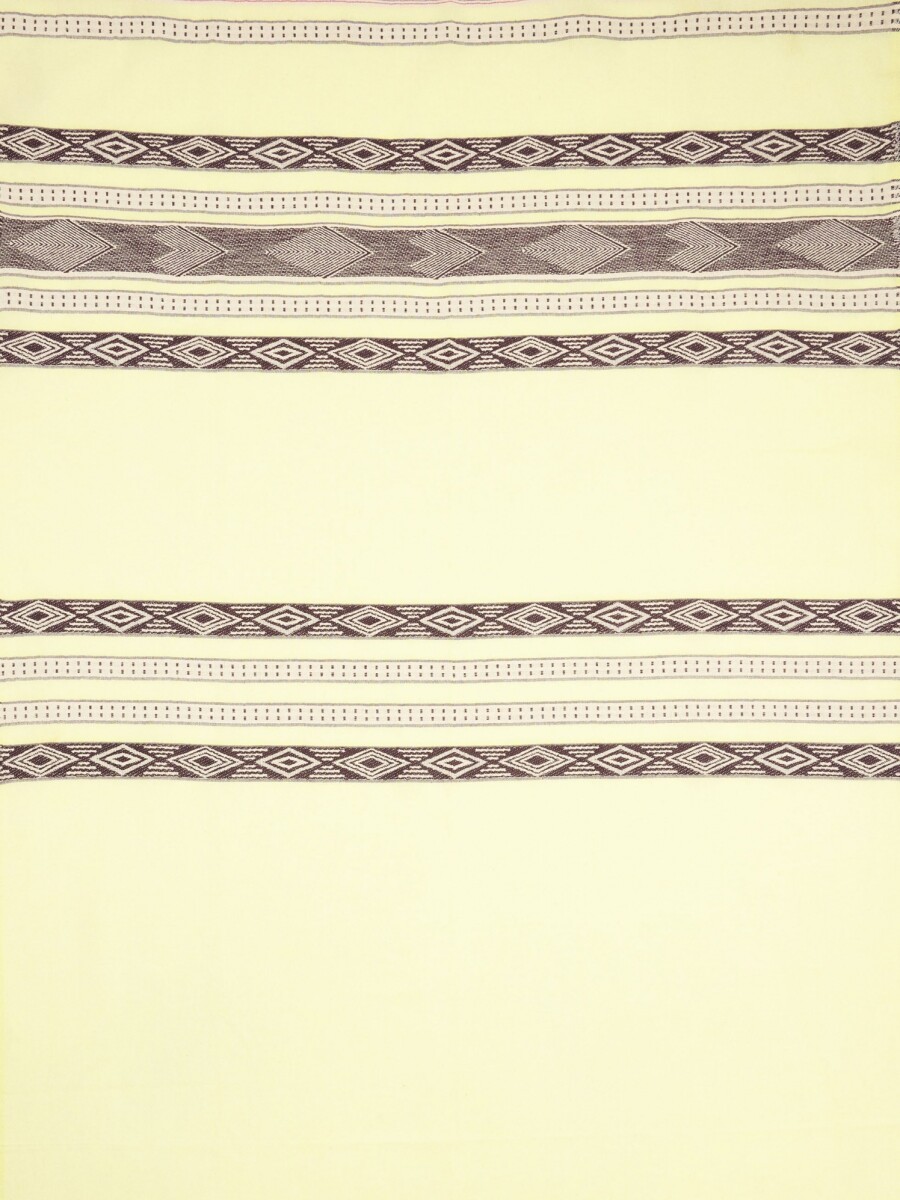 Pashmina Jacquard 100% Algodón amarillo