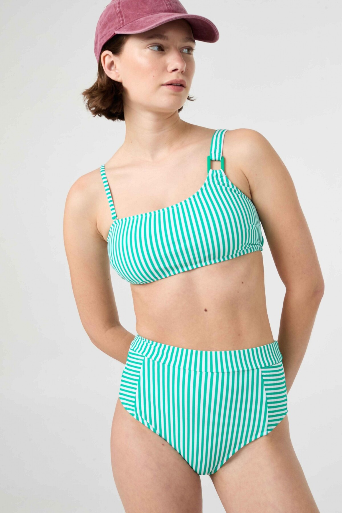 Bikini Indonesia Rayas Verde