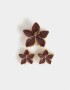 Broches Sets Con flores Set De Broches - Combinacion Bicolor