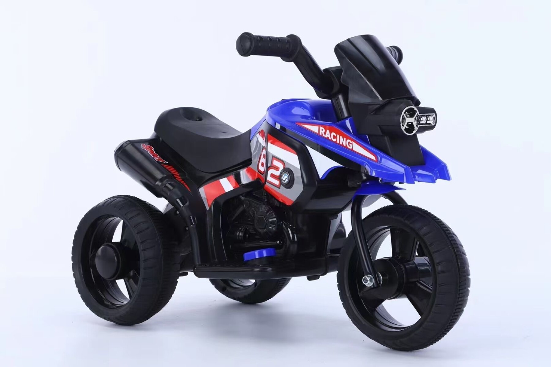 Moto tipo bmw 6 volt Bebesit -azul 