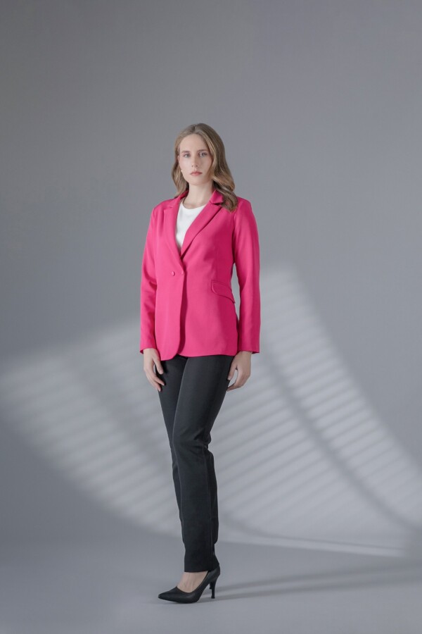 Saco Mangas Largas. Fucsia