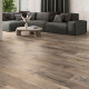 Porcelanato Madera Marron Oscuro 26X160Cm Piso Pared GAMAS DE MARRON