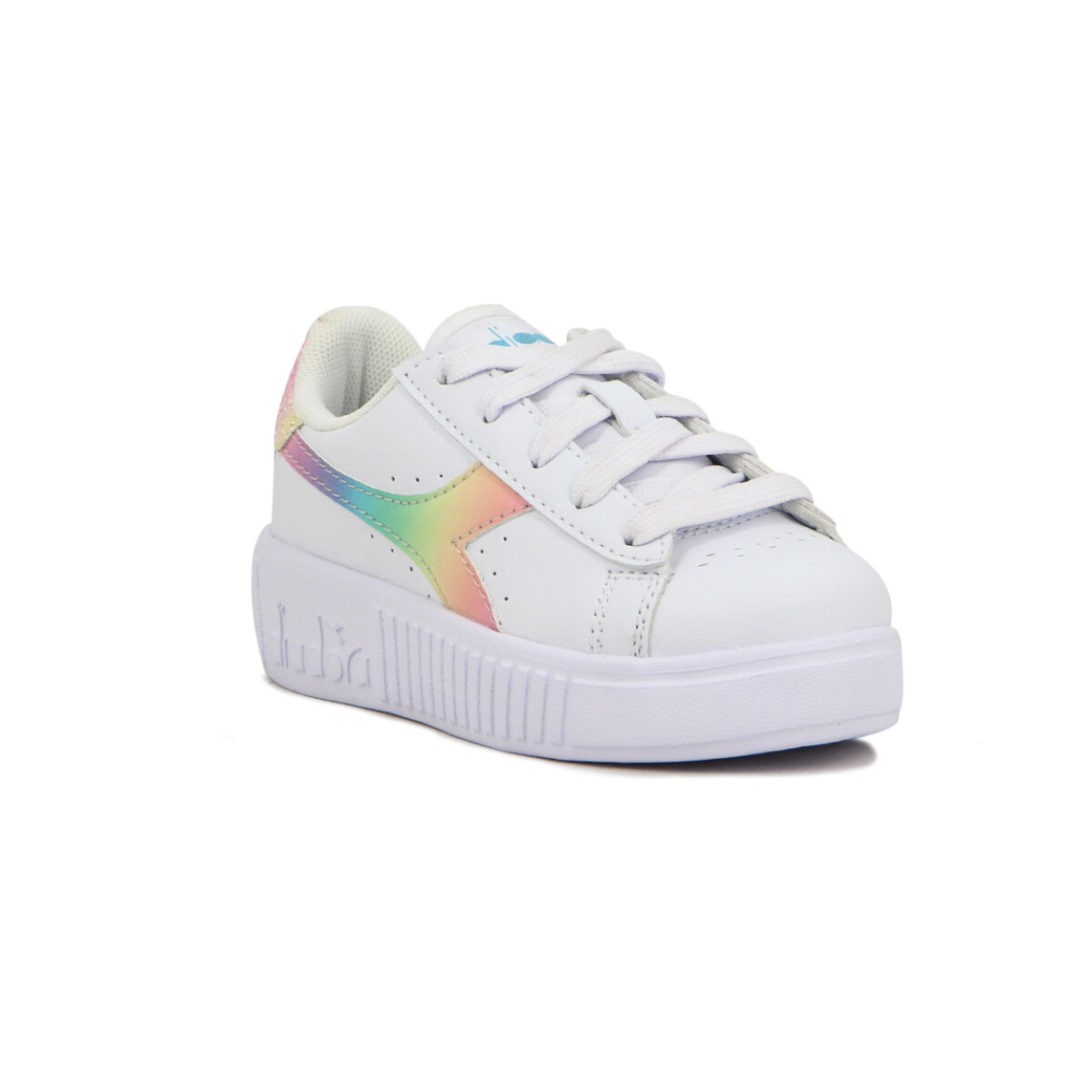 Diadora Calzado Lifestyle GAME STEP BLOOM PS -JR - Blanco-Celeste 
