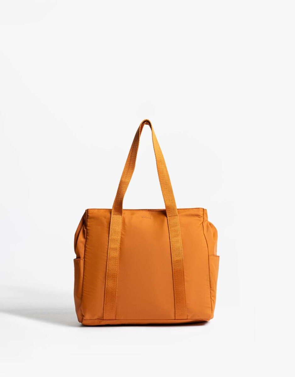 Shopper En Material Reciclado - Marron Camel 